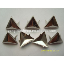 Triangle/square shapes silver and gold metal cotter pin claw,hardware industry